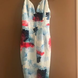 Tigermist Blue Cocktail Dress